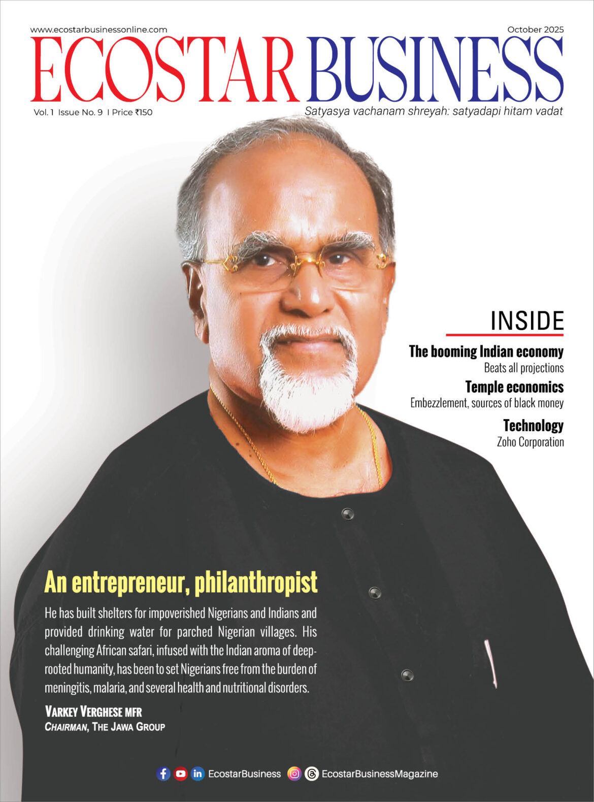 Front Cover Ecostar Business Oct 2025 issue